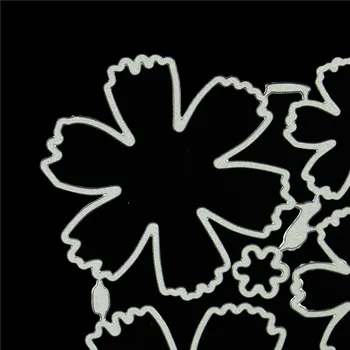 10.4*10.4 cm DIY Metal Morre Scrapbooking Flores de Corte Estênceis Corta Álbum de Cartões de Papel Decoração Artesanato em Relevo Modelos