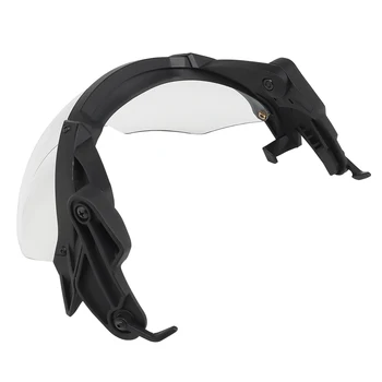 Tactical Airsoft Capacete, Óculos de proteção, Para uma Rápida do Capacete levantada Máscara Protetora à prova de Vento, Nevoeiro CS Airsoft Jogo de Guerra