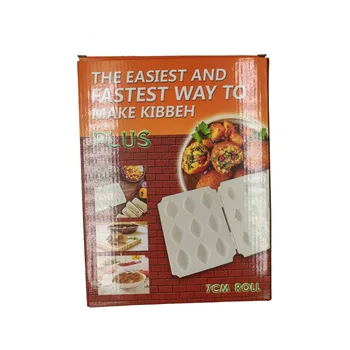 9 Buracos 2021 Manual Kibbeh Express Almôndega Criador de bolo de carne Molde 7cm Prima a Carne Picada Processador de Bolo, Sobremesas Torta de Ferramentas de Cozinha
