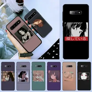 Bonito estética menina anime Caso de Telefone Para Samsung S6 S7 borda S8 S9 S10 e, além de A10 A50 A70 note8 J7 2017
