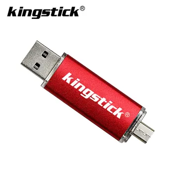 Melhor Venda OTG USB Flash Drive cle usb 2.0 vara 64G otg pen drive Smartphone Pendrive de 4g 8g, 16g 32 g 128G dispositivos de armazenamento