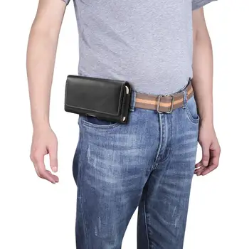 O Saco da cintura Universal de Telefone Bolsa Para Samsung S20 S21 A50 A51 Clip de Cinto Estojo Capa de Couro Pu Para o iPhone 11 12 Pro XS Caso de Max.
