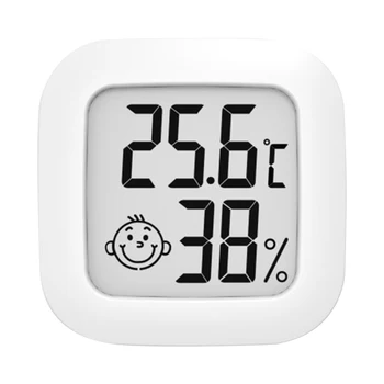 Mini-Higrómetro do Termômetro de Digitas LCD Sensor de Temperatura Medidor de Umidade Termômetro Sala de Digitas Medidor