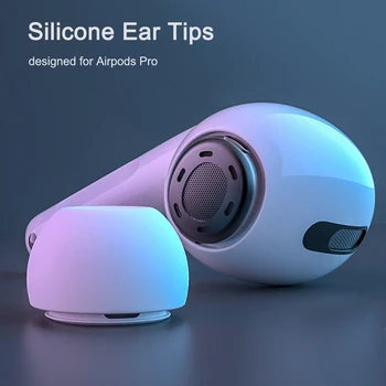 Mais novo Soft Silicone, Fones de ouvido Fone de ouvido Dicas Tampão de ouvido Capa para Apple Airpods Pro 3 Pcs L M S Tamanho do Fone de ouvido para Fones de Airpods 3