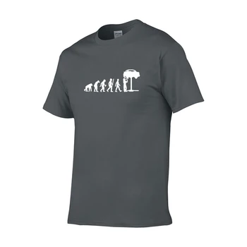 Homens impresso T-shirt personalizada, a evolução humana padrão T-shirt de manga curta T-shirt casual 2021 nova moda de verão T-shirt
