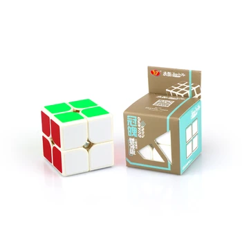 YongJun GuanPo Enhanced Edition 2x2x2 Cubo Mágico 2x2 Velocidade Suave Profissional Cubos de Brinquedo Para Adultos Stress Puzzle Dom Crianças