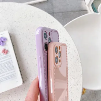 Casos de telefone de sFor iPhone Mini-12 11 Pro XS MAX X XR Candy Color TPU Macio de Silicone Case Capa Para iPhone da Apple 7 8 Plus SE de 2020