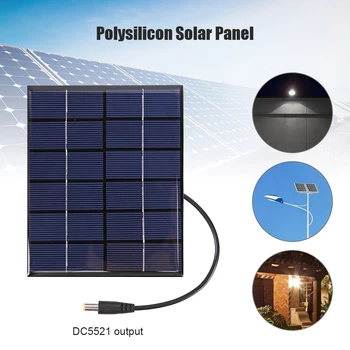 2021 Estudo Especial DIY Carregador de Bateria Exterior de Viagem Portátil Polysilicon Painel Solar para a Energia Solar Luzes