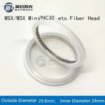 Anel De Vedação De Laser A Fibra De Peças De Diâmetro.29.8 mm/25.6 mm usado para WSX Fibra de Cabeça 30*5/25.4*4mm de Protecção do Windows