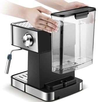 1,5 L, 220V 20Bar máquina de Café Expresso, Máquina de Pequeno Semi Automática, máquina de Café italiana Com Vapor Fantasia de Espuma de Leite Maker
