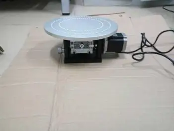 HY-E300 de 360 graus elétricos mesa giratória, máquina de marcação a máquina de gravura do rotary tabela, relação de redução: 1:10