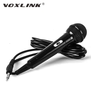 VOXLINK Microfone do Karaoke do Desempenho Profissional de MICROFONE de Mão Dinâmico com Fio Microfone para KTV Vocal ao Vivo Karaoke Música Fase