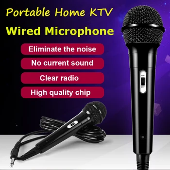 VOXLINK Microfone do Karaoke do Desempenho Profissional de MICROFONE de Mão Dinâmico com Fio Microfone para KTV Vocal ao Vivo Karaoke Música Fase