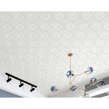 Novo 3D Painéis de Parede Decoração de Interiores em 3D Adesivo de parede de Sala de estar do Apartamento Auto-Adesivo papel de Parede Decoração Home