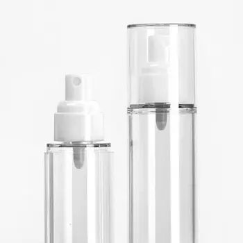 1Pcs Transparente Vazio Frascos de Spray 15ml/30ml/50ml/80 ml/100ml de Plástico Mini Recarregável Recipiente Vazio embalagens de Cosméticos
