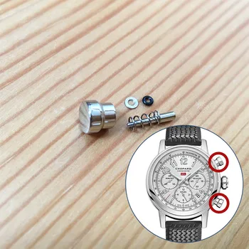 Impermeável botão de pressão botão para Cho dpa Clássico de Corrida 42mm 168589 relógio automático