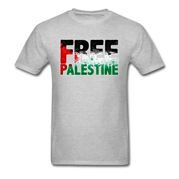 Palestina Bandeira T-Shirt do Dia da Independência Gráfica Tees Para Homens Algodão T-Shirts Novas Chegada Menino Top T-shirts de Alta Qualidade