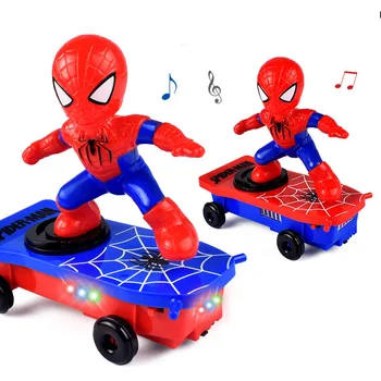 A música para Crianças, Brinquedos Heróis Brinquedos Eletrônicos Stunt Scooters Automáticas Flip Música Skate Elétrico Stunt Carro de brinquedo de Crianças