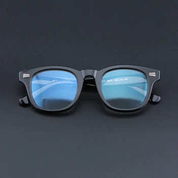 Zerosun Acetato de Armações de Óculos Masculino de Tartaruga Negra de Óculos de Homens, Óculos de Prescrição Óptica Miopia