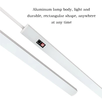 USB Powered Smart LED Luz da Cozinha Mão de Varredura do Sensor da Lâmpada de iluminação de Alto Brilho para o Armário Roupeiros Gaveta 20/30/40/50 Cm