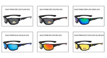 1pcs de Condução Anti-Reflexo em ambos os Óculos de sol Polarizados Óculos de proteção Óculos de Visão Noturna Drivers de Óculos de Interior Acessório de Proteção Mudanças