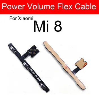 O Volume e a Potência do cabo do Cabo flexível Para o Xiaomi 8 9 9T CC9 CC9E 10 pro SE lite Botão do Interruptor do Lado da Chave Fita Flex Reparação de Peças de Reposição