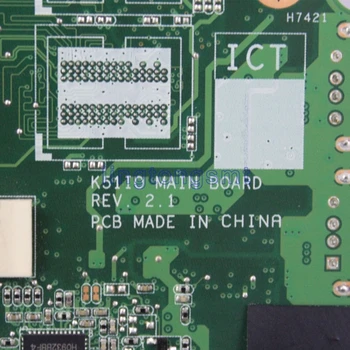 Laotop placa-mãe+1GB GT220M Placa Gráfica Para Asus K51 K51IO K61IC K70IO Pro66IC X66IC K61IC Pro79L K70IC X70I laptop placa-mãe