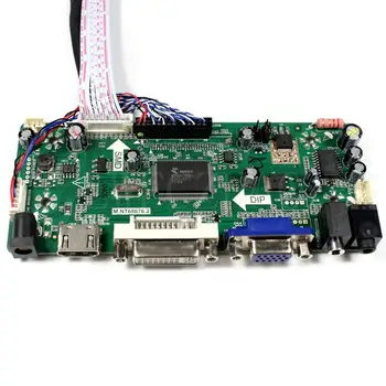 Novo Conselho de Controle de Monitor Kit para B156XW04 V. 1 V1 B156XW04 V. 6 V6 HDMI+DVI+VGA ecrã LCD LED de Controlador de Placa de Driver