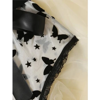 LOPNT 2021 Novo Sling Lingerie Sexy Feminino Erótico Padrão Borboleta Cinto de Uma peça de Pijamas de Malha de Renda Perspectiva de Cueca