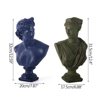 Europeia Esboço De Personagem Estátua De Davi Modelo Abstrato Escultura Decoração Home Acessórios Para Área De Trabalho Vitrine Adereços Artware Presente