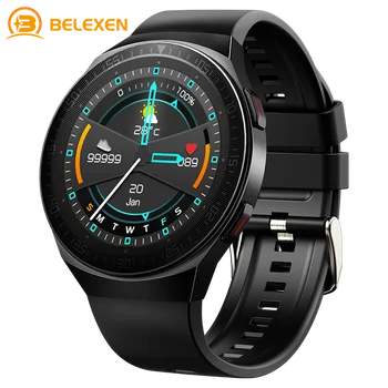 2021 de Negócios de Smart Watch Chamada Bluetooth 8G de Memória Leitor de Música Homens Esporte Impermeável Smartwatch Para Android, iPhone Huawei Xiaomi