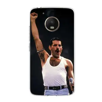 Freddie Mercury do Queen banda Mole Mole Telefone de TPU case Para Motorola Moto G8 G7 Poder G6 G5 G5S E4 E5 Plus G4 Reproduzir TPU Cover