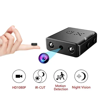Mini wi-Fi Câmera Full HD 1080P, 4K da Segurança Home Câmera de Visão Noturna Micro Segredo Cam Video de Detecção de Movimento Gravador de Voz XW