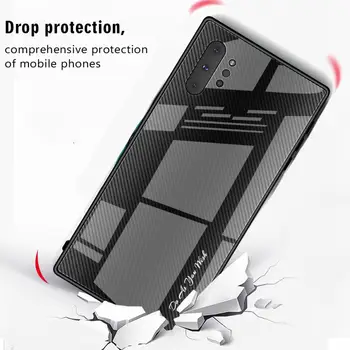 Vidro temperado à prova de Choque Telefone Case Capa para Samsung Galaxy S10 S20 Mais A30 de Acessórios Para Telefones celulares