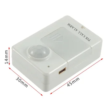 Sem fios, Mini-PIR Alerta de Sensor Infravermelho sem Fio GSM Monitor de Alarme de Detecção de Movimento, controle Remoto, Configuração de Alarme Anti-roubo Ferramenta