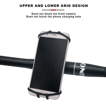 Silicone Titular do Telefone de Bicicleta da Motocicleta para o IPhone 12 11 pro max 7 8 plus X Xr Xs Telefone Móvel Stand MTB Bicicleta Clip de Montagem Rápida