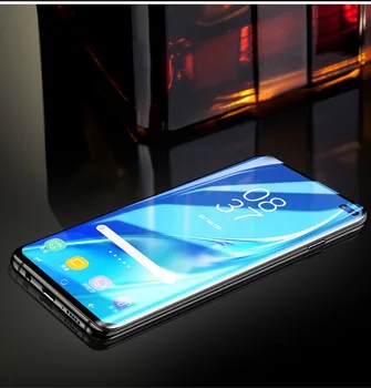 9D telefone móvel película protetora Para samsung S10 S10 mais completa cobertura da tela de água de gel película para samsung S9 S8 mais S7 S6 borda