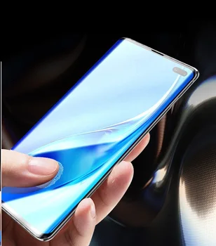 9D telefone móvel película protetora Para samsung S10 S10 mais completa cobertura da tela de água de gel película para samsung S9 S8 mais S7 S6 borda