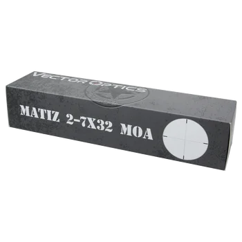 Vetor de Óptica Matiz 2-7x32 FFP Riflescope de Borda-a-Borda de Imagem 1/4MOA Ajuste MOA Retícula de 1 polegada Monotube Ajuste .223 .308