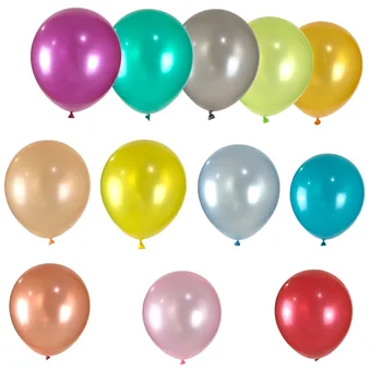 10/20/30pcs 10inch Mix de Pérolas Coloridas Ouro Branco Balões de Látex Casamento, Festa de Aniversário, Decoração Infantil Crianças Brinquedo balões de Ar