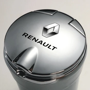 Para Renault Megane 2 3 Duster Logan, Clio Laguna 2 resistente de Alta temperatura do cinzeiro cinzeiro do Carro com o logotipo de cor, como LED