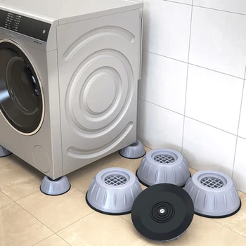 1PC Anti Vibração Almofadas de Suporte para Máquina de Lavar roupa Anti-Slip, máquina de lavar roupa de Içamento de Móveis Stand Tapete de casa de Banho